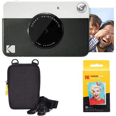 Kodak Printomatic 2x3" Instant Camera Basic Bundle with Zink Paper