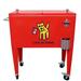 Leigh Country life Is Good Retro Flag Dog 60 Qt Cooler