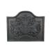 5DA Cast Iron Fireback - Lions 22 in. H x 18 in. W