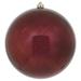 Vickerman 10" Burgundy Shiny Mercury Ball Ornament - Red