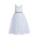 Ekidsbridal Floral Lace Scoop Neck A-Line White Flower Girl Dresses Keyhole Back Communion Dresses Pageant Dress 178 8