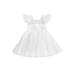 GXFC Toddler Girls Lace Princess Dress 3M 1T 2T 3T Kids Girls Sleeveless Floral Dress Children Girls Summer Mesh Tulle A-line Dress