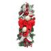 Brilliant Cordless Prelit Stairway Swag Trim Lights Up Christmas The Christmas Decor Wreath Is Beautiful And Not Easy To Fade Christmas Wreaths For Front Door Home Xmas Decor Red