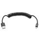 Tripp Lite M100-004COIL-BK USB-A to Lightning Sync/Charge Coiled Cable (M/M) - MFi Certified Black 4 ft. (1.2 m)
