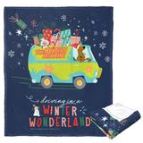 Wb Scooby Doo Driving In A Winter Wonderland Silk Touch Throw Blanket by The Northwest in O