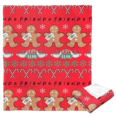Wb Friends Gingerbread Pattern Silk Touch Throw Bl...
