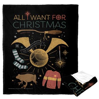Wb Harry Potter All I Want For Christmas Silk Touc...