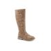 Women's Bonnie Tall Calf Boot by Los Cabos in Taupe (Size 42 M)
