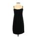 Club Monaco Cocktail Dress - Slip dress: Black Solid Dresses - Women's Size 00