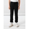 Chinohose NAME IT "NKMSILAS COMFORT PANT 1150-GS NOOS" Gr. 128, N-Gr, schwarz (black) Jungen Hosen Chinohosen