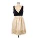 Max and Cleo Casual Dress - Party: Ivory Dresses - Women's Size 8