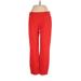 J.Crew Dress Pants - High Rise Straight Leg Boyfriend: Red Bottoms - Women's Size 0