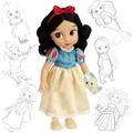 Official Snow White Animator Doll 40 cm. The fairest one of all, holding BIRD