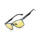 TJUTR Night Driving Glasses Polarised Anti Glare Ultralight Carbon Fiber Yellow Glasses UV400 Protection