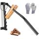 EHOTER Kindling Splitter Manual Log Splitter 2024 NEW Wood Wall Mounted Portable Firewood Splitter with Screws, Dual Handles Available for Efficient Splitting Outdoor Camping (A)