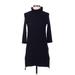 Puella Casual Dress - Sweater Dress: Black Dresses - Women's Size 2X-Small Petite