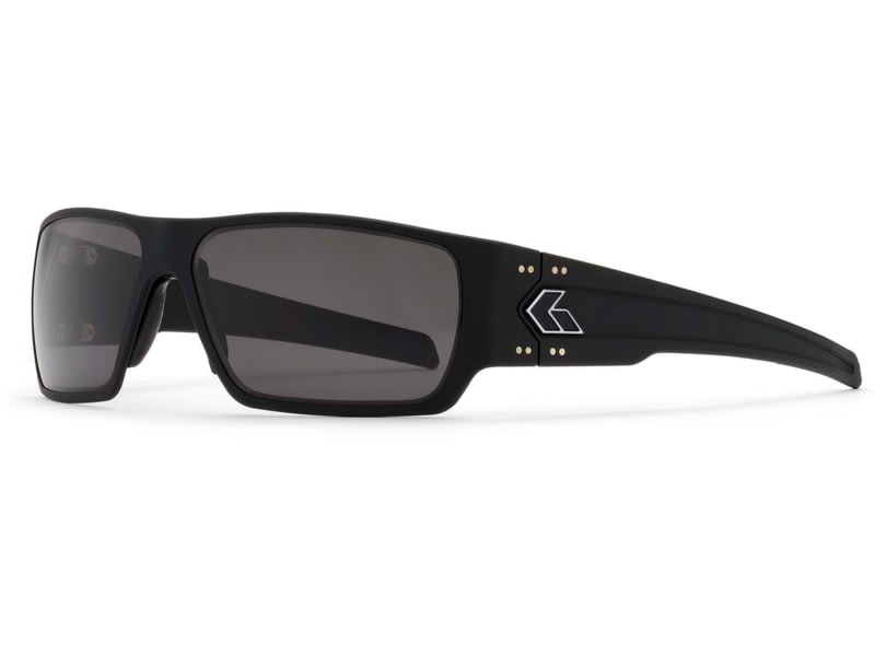 Gatorz Specter Sunglasses Black Smoke w/ Silver Logo Black GZ-08-031