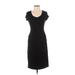 Loveappella Casual Dress - Sheath: Black Solid Dresses - Women's Size Small