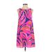 Lilly Pulitzer Casual Dress - A-Line High Neck Sleeveless: Pink Dresses - Women's Size X-Small