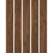 Bashian Home Montclair 7.25" x 48" X 3mm Wood Grain Glue Down Luxury Vinyl Plank Vinyl in Brown | 0.1181 H x 7.25 W x 48 D in | Wayfair