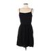 Splendid Casual Dress - Mini: Black Solid Dresses - Women's Size Medium