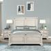 Charlton Home® Dahir 3 Piece Bedroom Set Wood in Brown/White | 66 H x 66.28 W x 90.5 D in | Wayfair F07F2DDF2F6D46BBB28663B3450DE456