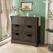 Red Barrel Studio® Jasmil Solid Wood 2 - Drawer Accent Cabinet Wood in Brown | 28 H x 28 W x 11.8 D in | Wayfair FBB801ED7DB8482EA82E24A81C0338F4