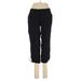 Eddie Bauer Active Pants - Low Rise Straight Leg Boyfriend: Black Activewear - Women's Size 8