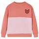 vidaXL Kids' Sweatshirt Colour Block Pink 104