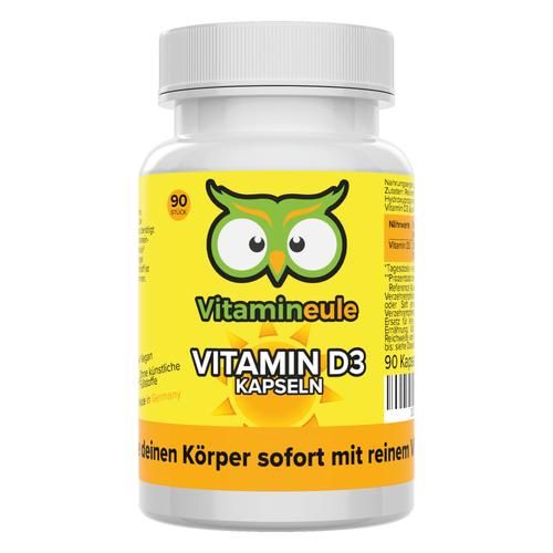 Vitamin D3 Kapseln – hochdosiert mit 30.000 i. E. Vitamineule® 90 St