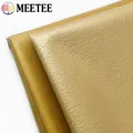 Meetee 50x139cm oro PU borsa in tessuto di pelle sintetica borsa bagaglio morbido tessuto per la