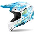 Airoh Wraaap Six Days Argentina Motocross Helm, mehrfarbig, Größe S