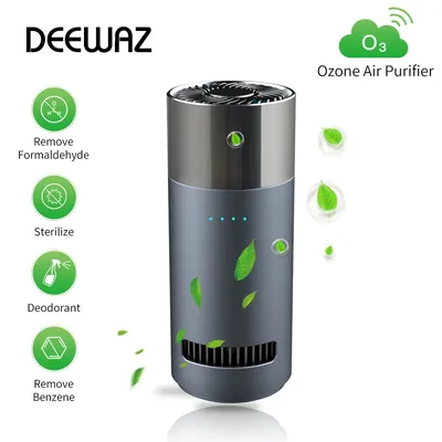 DEEWAZ Ozone Generator Car Ozonizer Sterilizer Air Purifier for Refrigerator Restroom Toilet O3