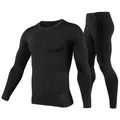 Set di biancheria intima termica da uomo ciclismo sport all'aria aperta Hot-Dry Winter Warm Thermo