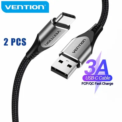 Tions 2 Pack USB C Kabel 3A USB Typ C Kabel für Samsung S21 Xiaomi Huawei Typ-C Lade kabel Telefon Image