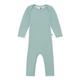 Petit Bateau Unisex Baby Body mit langen Beinen, Grün Paul, 18 Monate