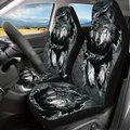 Cool Wolf Print Universal Seat Cover Seat Cushion Four Seasons Car Accessories Interior for Men Car