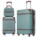 Sets 3 Pieces ABS Hardside Spinner Lightweight Expandable Suitcase and Cosmetic Case, Carry On Luggage with TSA Lock, 20"28"