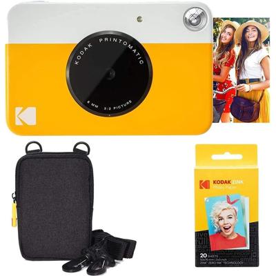 Kodak Printomatic 2x3" Instant Camera Basic Bundle with Zink Paper