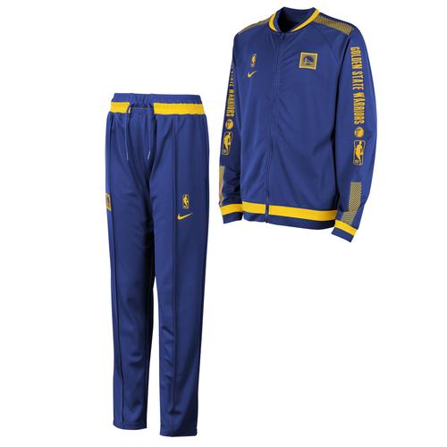 Golden State Warriors Nike Courtside Trainingsanzug – Jugend