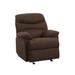 Single Reclining Sofa Microfiber Seating Living Room Lounge Chaise