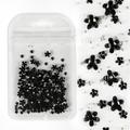 KIHOUT Clearance Flower Nail Art Decal Glamour Rhinestone Pearls Gold Caviar Beads Nail Art Supplies