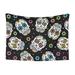 XMXY Dog Throw Blankets Soft Cozy Dod Colorful Skull Pet Blankets for Couches Machine Washable for Indoor Cats Dogs Large Size