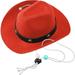 Western Cowboy Hat Birthday Party Hat Sunshade And Sunscreen Hat Mini Pet Hat