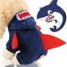 Apmemiss Clearance Funny Dog Cats Sharks Costumes Pet Christmas Cosplay Dress Adorable Sharks Pet Costume Animals Fleece Hoodie Warm Outfits Clothes