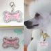 ID Tag Pet Pet Pet Tag Jewelry Tag Diamond Dog Pet Retrieval No Tag Lost Pet Pet Supplies Pet Supplies DOPI