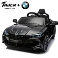 Track 7 12V Ride on Car Licensed BMW M4 Electric Car Kids Ride on Car with Remote Control Bluetooth Lights Portable Handle Black