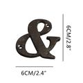 3 inch House Number for Outdoor or Indoor Premium Rustic Cast Iron Numbers and Letters for DIY Projects or Door Street Planter Boxes Creative Clock Art Decorating Number 0~9