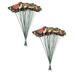 2PC Ornaments Stakes Sticks Colorful On 50Pcs Garden Butterflies Patio Home Decor Holiday And Party Supplies Home Decoration Shooting Supplies