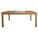 Teak Wood Antigua Rectangular Bistro Counter Table 63 x 35 inch